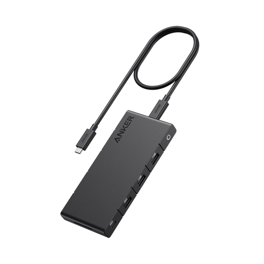 Anker 364 USB C Hub (10-in-1, Dual 4K HDMI, Black)