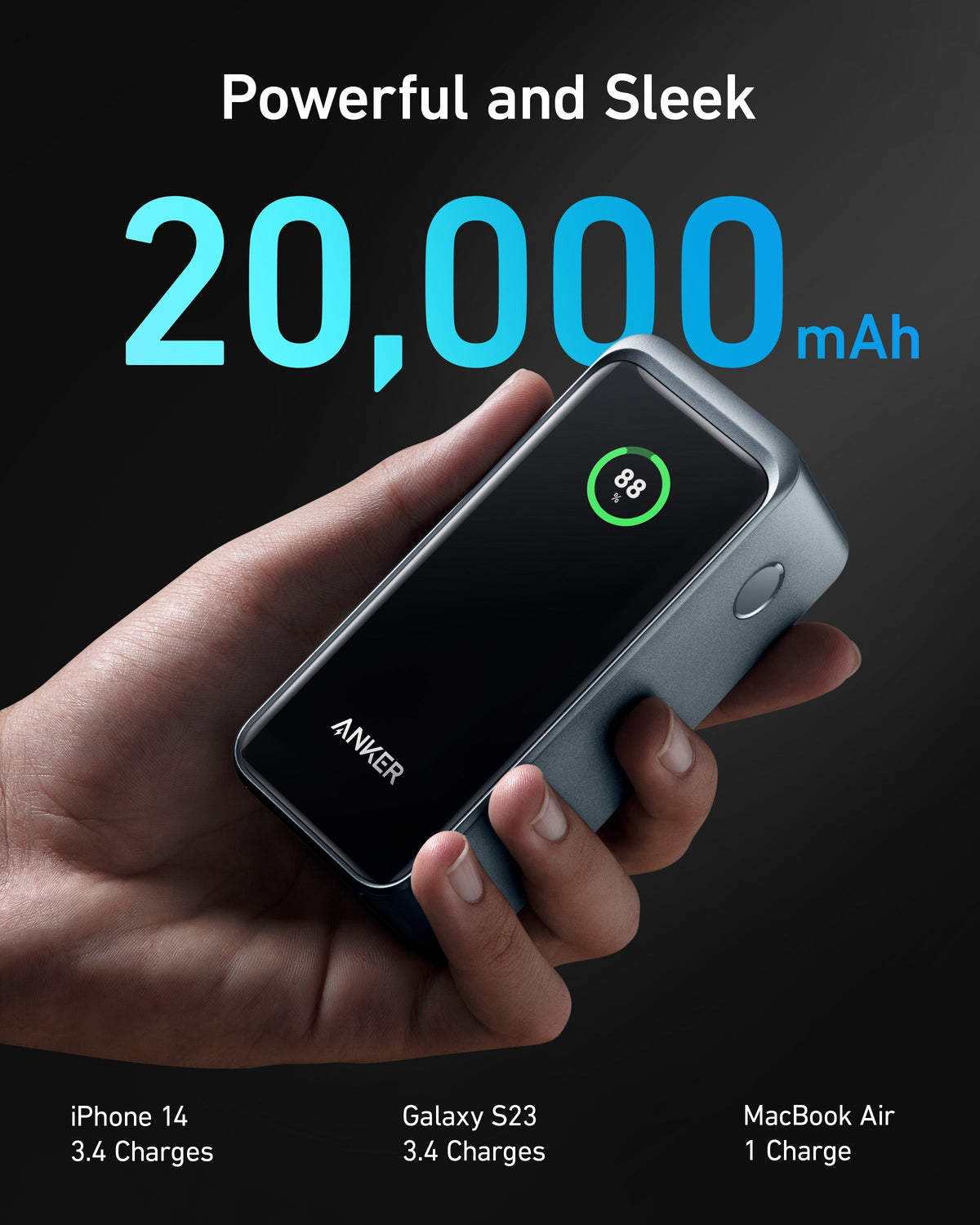 Anker Prime 20K Powerbank (200W, 3 Ports)