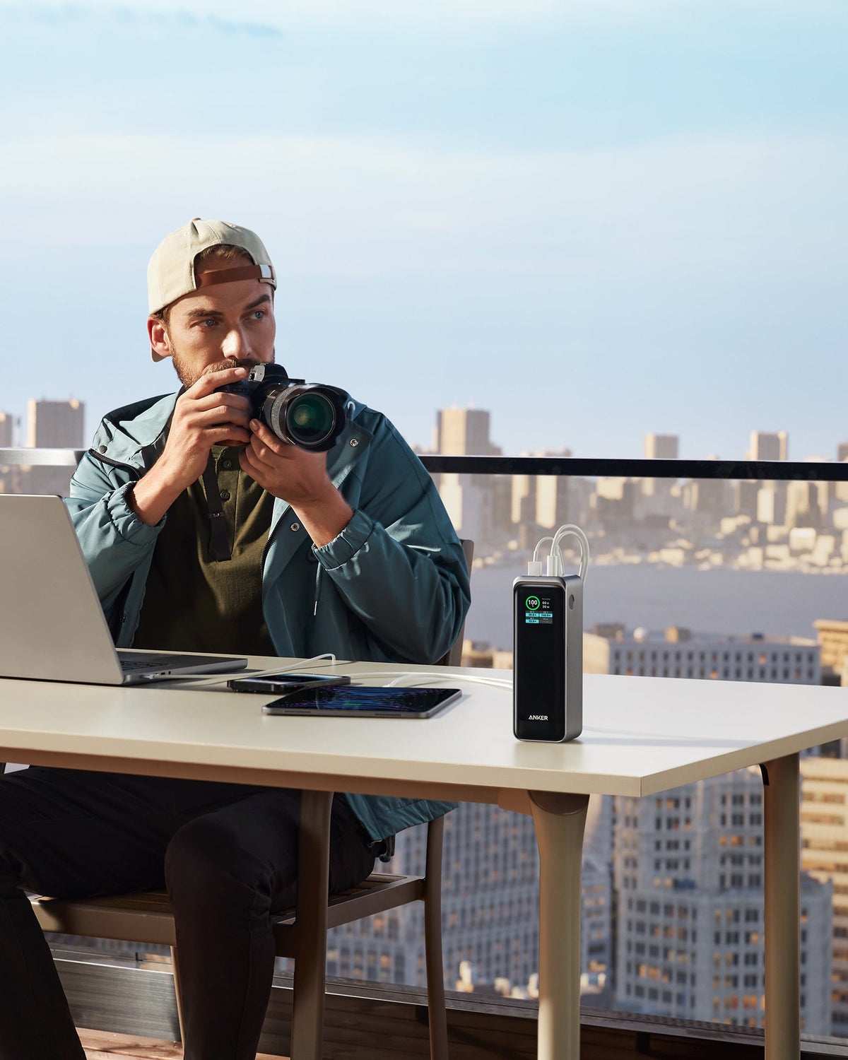 Anker Prime 20,000mAh Power Bank (200W) and 100W Charging Base