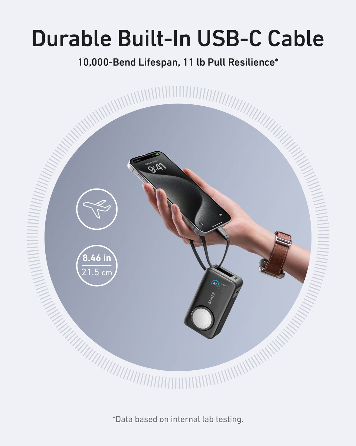 2 × Anker MagGo Power Bank (10K, 35W, For Apple Watch)