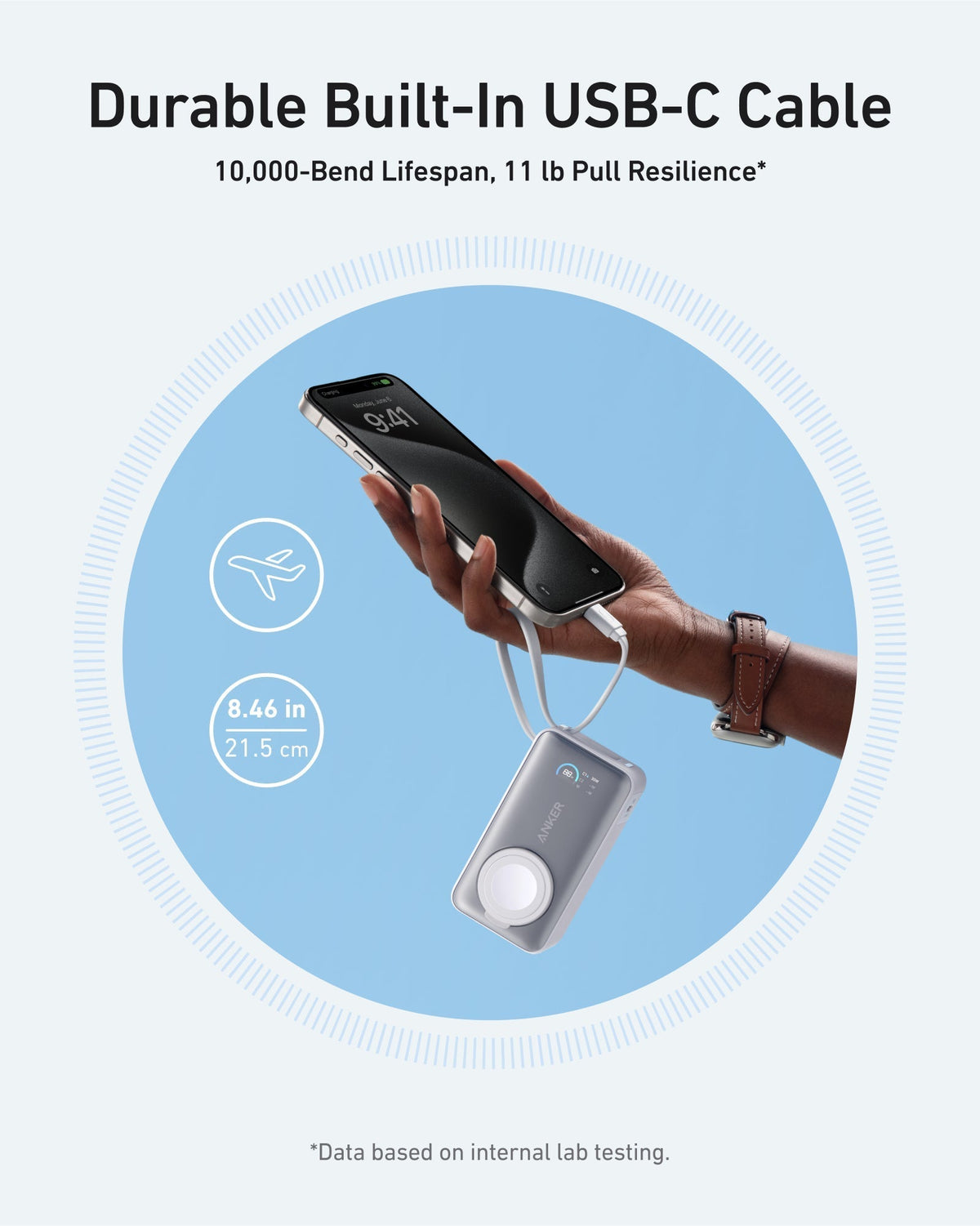 2 × Anker MagGo Power Bank (10K, 35W, For Apple Watch)