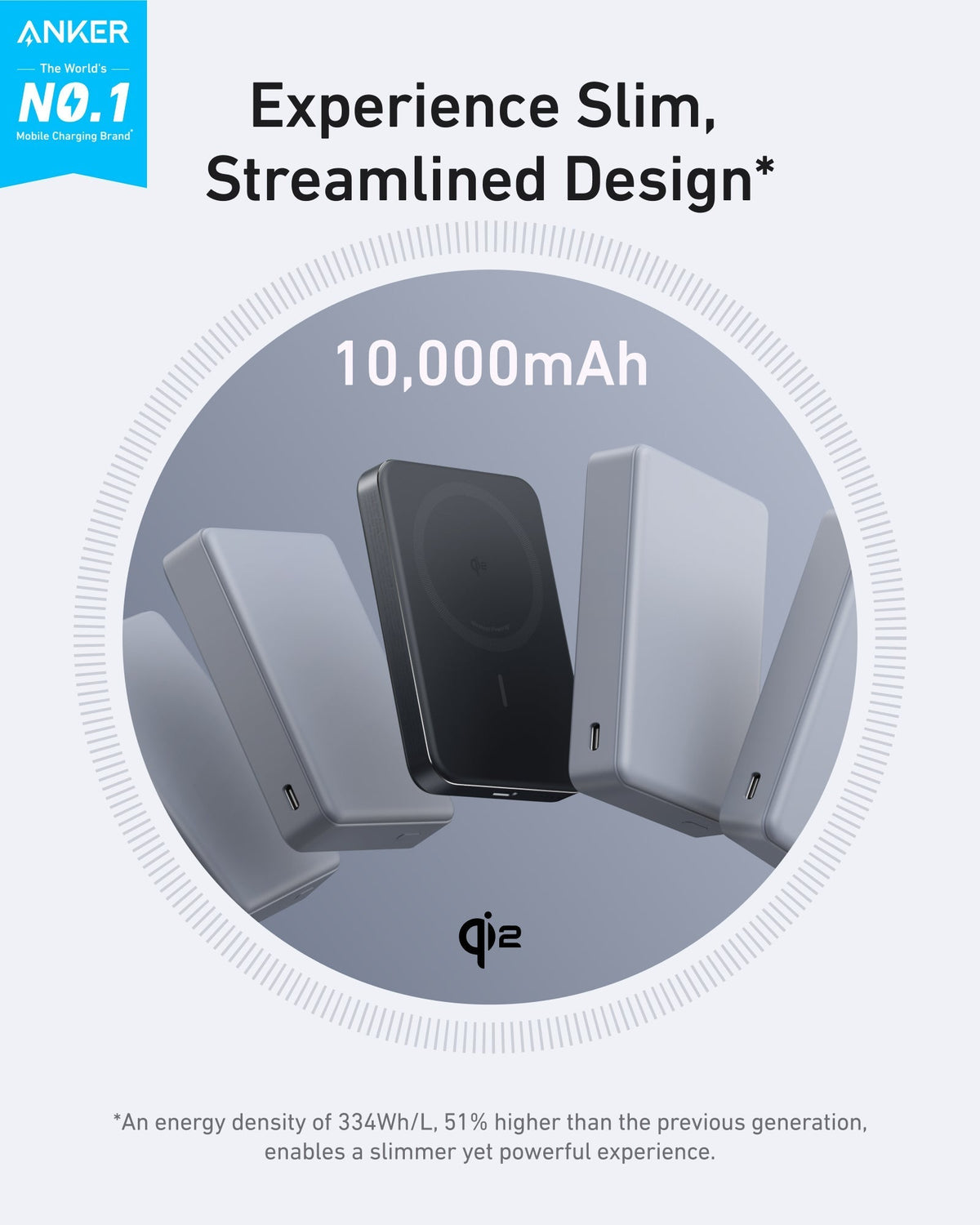 Anker MagGo Power Bank (Ultra-Slim, 10K, MagSafe)