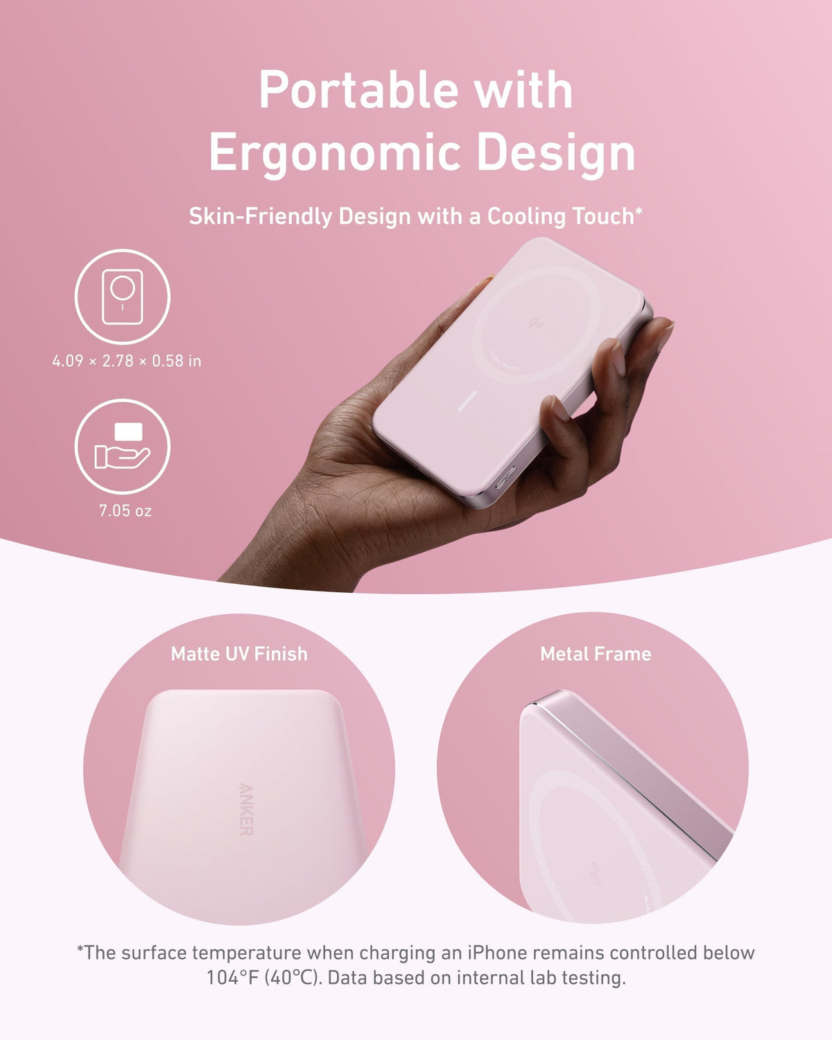 2 × Anker MagGo Power Bank, Ultra-Slim 10,000mAh MagSafe