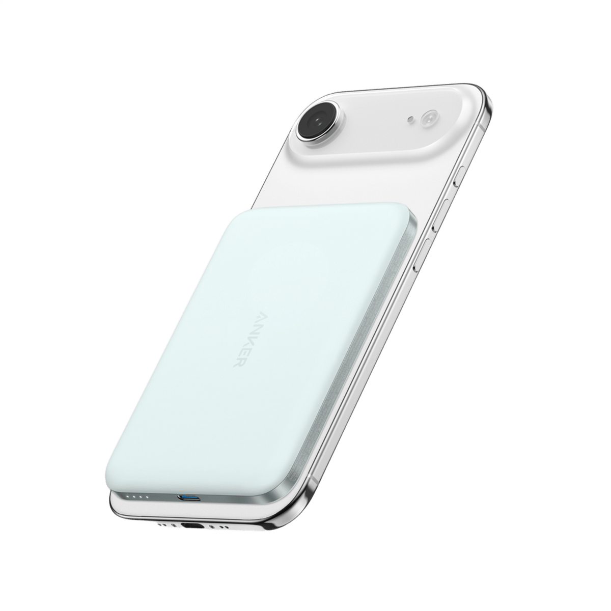 Anker magnetic power bank for iPhone 17 with sleek design