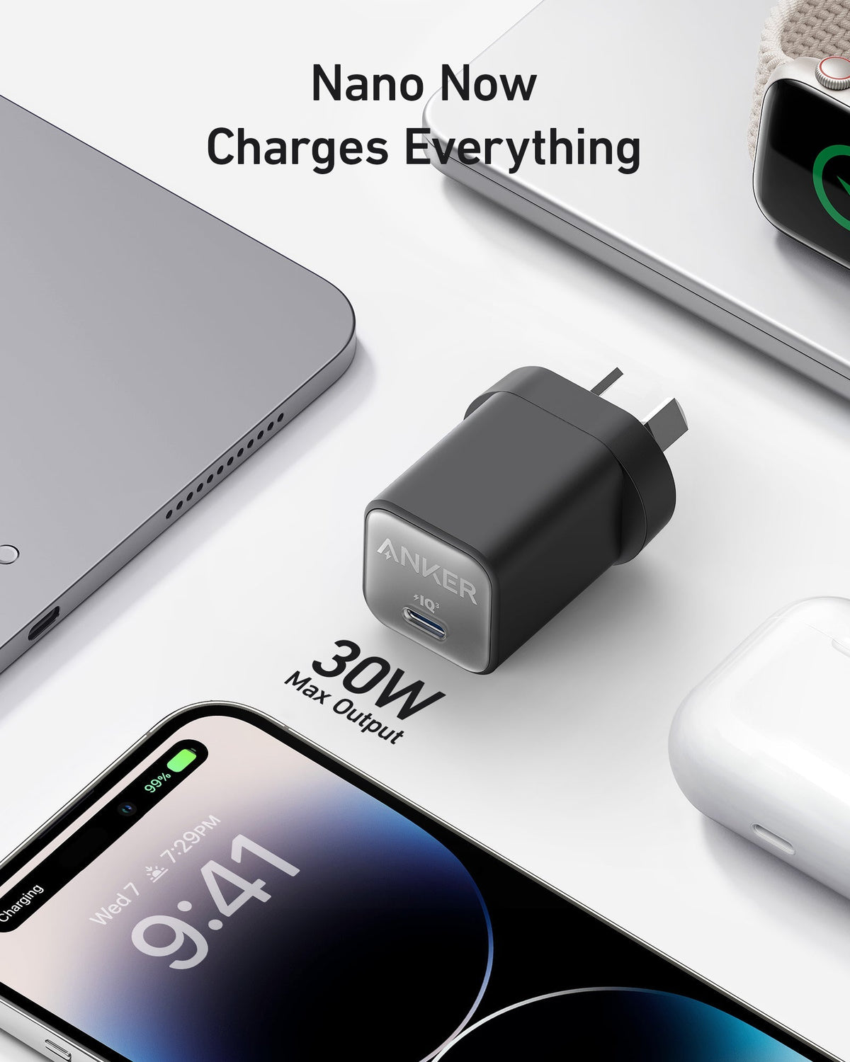 <b>2 ×</b> Anker <b>511</b> Charger (Nano 3, 30W)