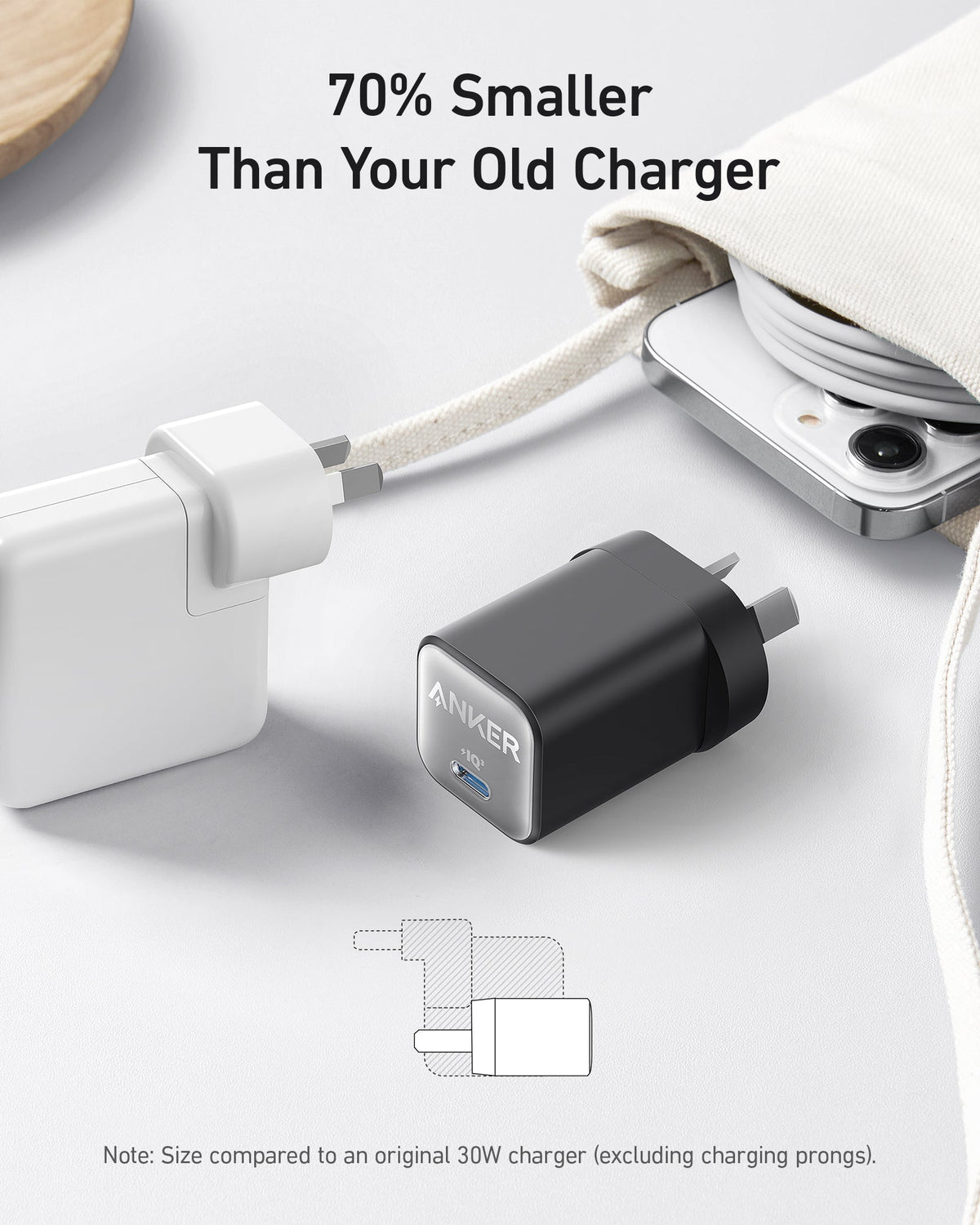 <b>2 ×</b> Anker <b>511</b> Charger (Nano 3, 30W)
