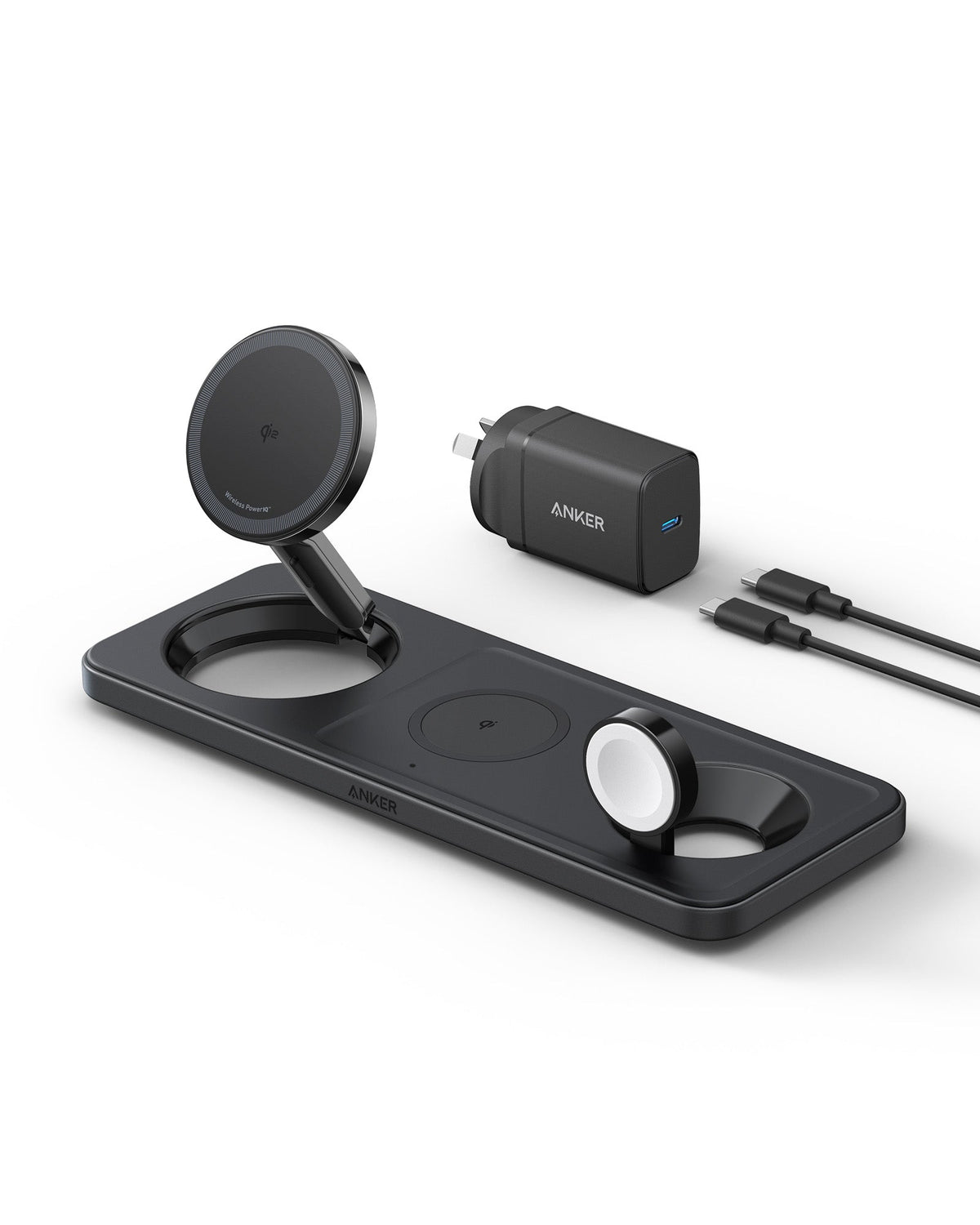 Anker 3-in-1 MagGo Wireless Charging Station (for iPhone, Airpods and Apple Watch)