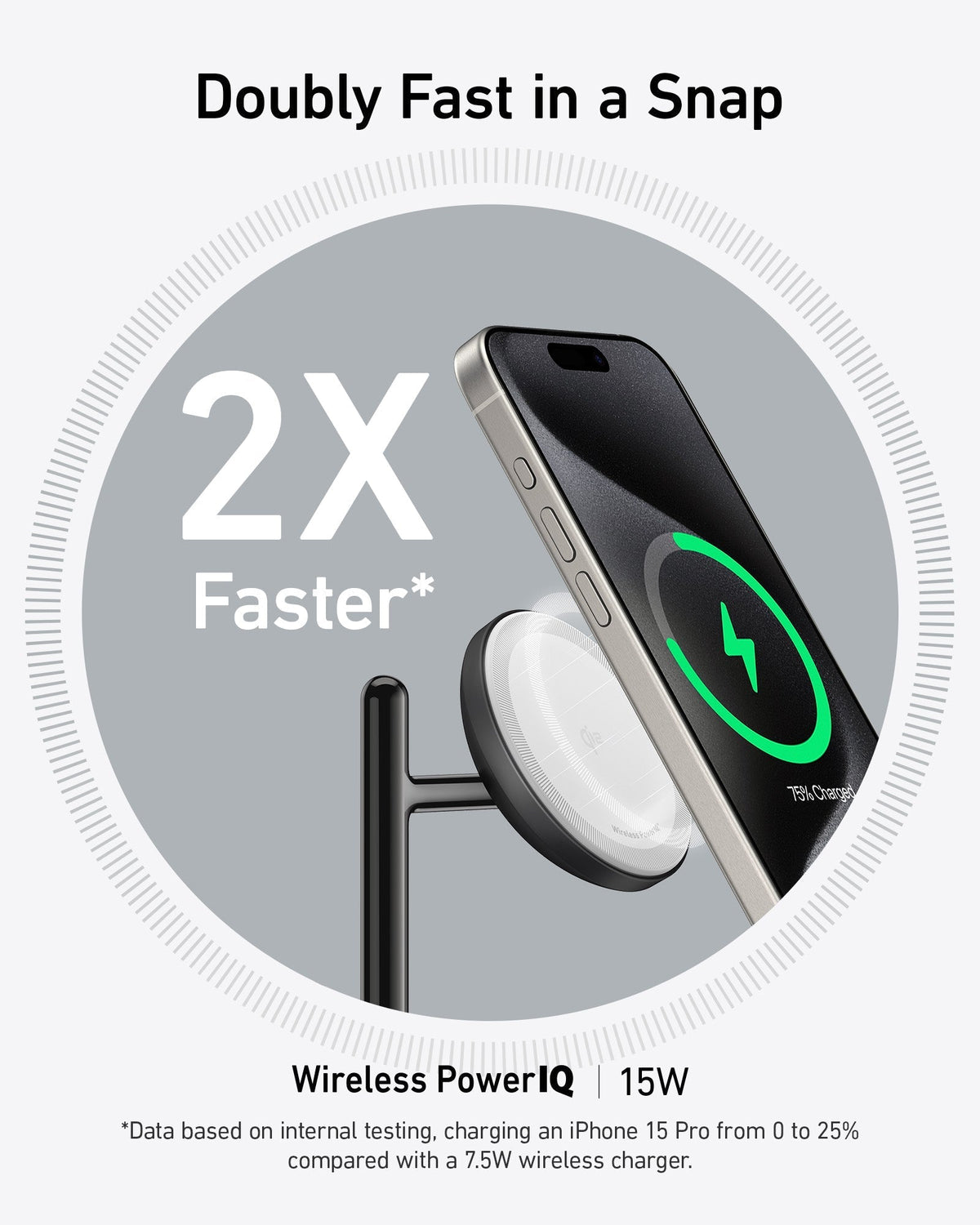 Anker MagGo Wireless Charging Station (3-in-1 Stand, MagSafe)