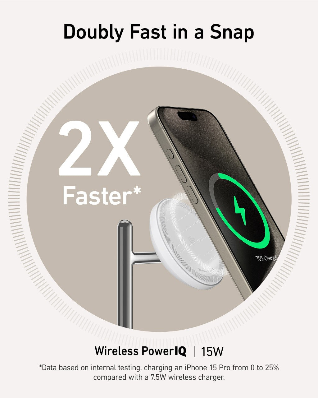 Anker MagGo Wireless Charging Station (3-in-1 Stand, MagSafe)