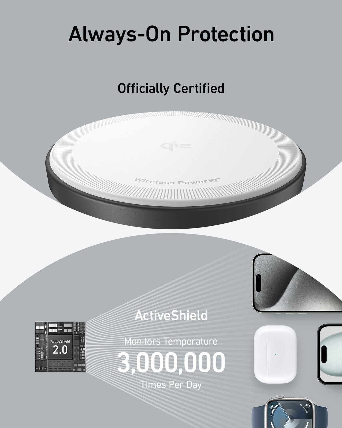 Anker MagGo Wireless Charging Station (3-in-1 Stand, MagSafe)