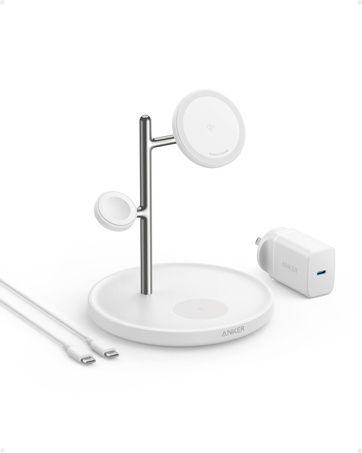Anker MagGo Wireless Charging Station (3-in-1 Stand, MagSafe)