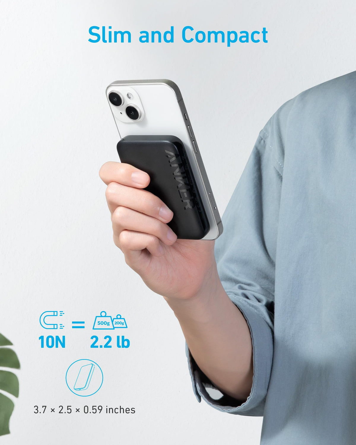 2 x Anker 321 MagGo Battery (PowerCore Magnetic 5K)