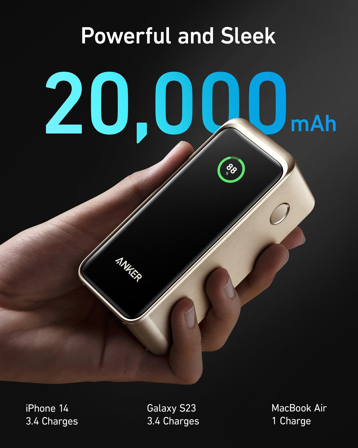 Anker Prime 20K Powerbank (200W, 3 Ports)