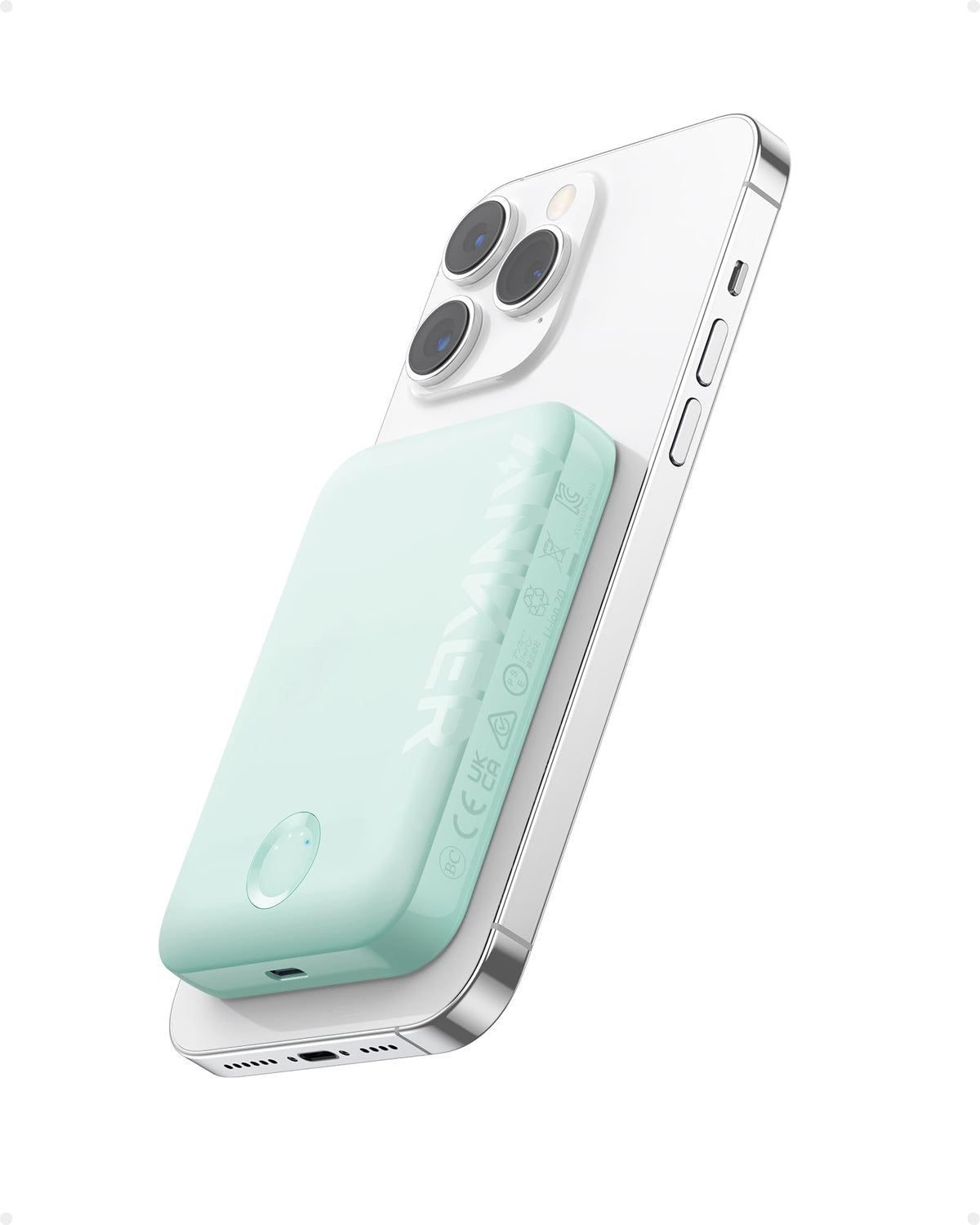 Anker for Magsafe Powerbank, 321 MagGo Battery (PowerCore Magnetic), 5,000mAh Magnetic Wireless Portable Charger