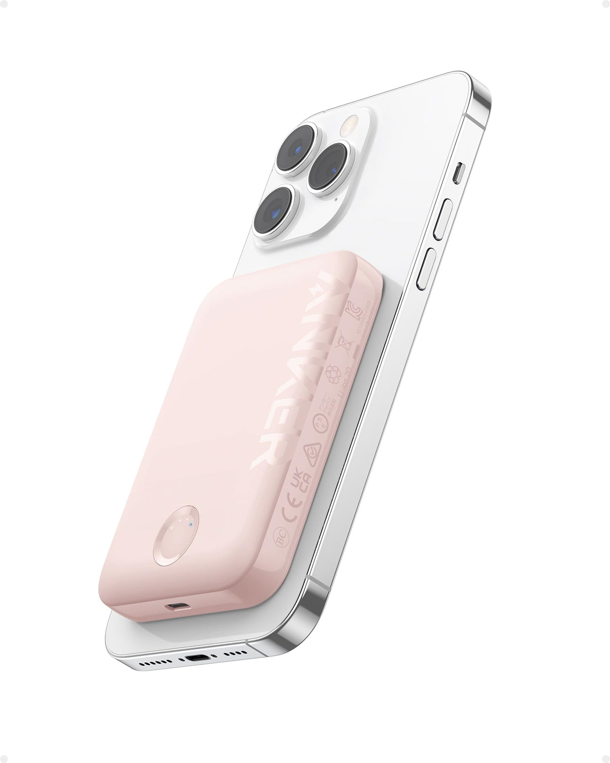 Anker for Magsafe Powerbank, 321 MagGo Battery (PowerCore Magnetic), 5,000mAh Magnetic Wireless Portable Charger
