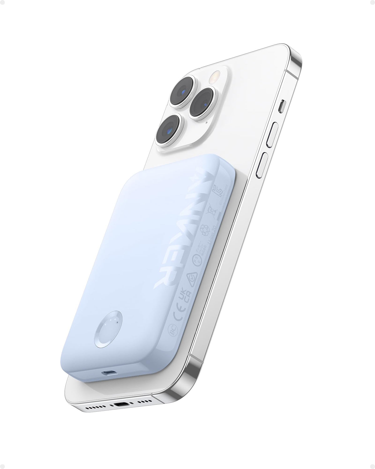 Anker for Magsafe Powerbank, 321 MagGo Battery (PowerCore Magnetic), 5,000mAh Magnetic Wireless Portable Charger