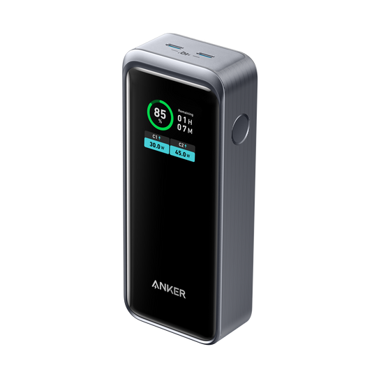 Anker Prime 12,000mAh Power Bank (130W, 2-Port, Smart Display)