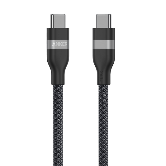Anker USB-C to USB-C Cable (240W, Upcycled-Braided)